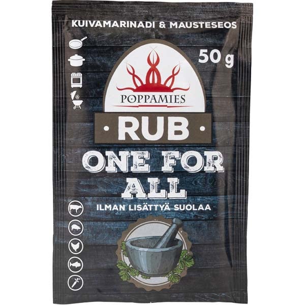 Poppamies Rub One for All mausteseos 80g