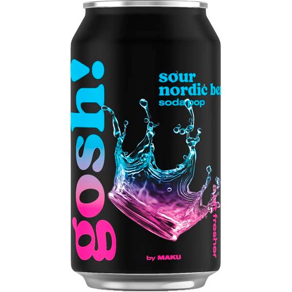 Gosh! Sour Nordic Berries Soda Pop virvoitusjuoma 330ml
