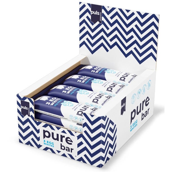 20kpl Puls Pure Bar Blueberry proteiinipatukka 50g