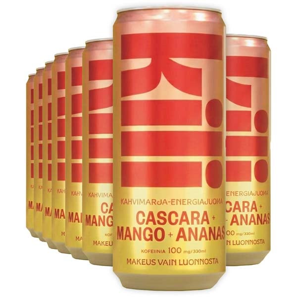 24kpl Kili Cascara-Mango-Ananas energiajuoma 330ml