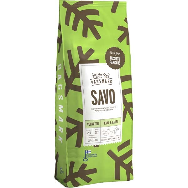 Dagsmark Savo kana-kaura kuivaruoka koirille 2kg