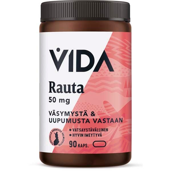 Vida Rauta 50mg ravintolisä 90kaps