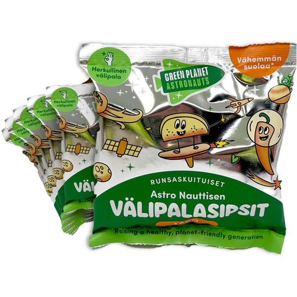 8kpl Green Planet Astronauts Taco välipalasipsi luomu 30g