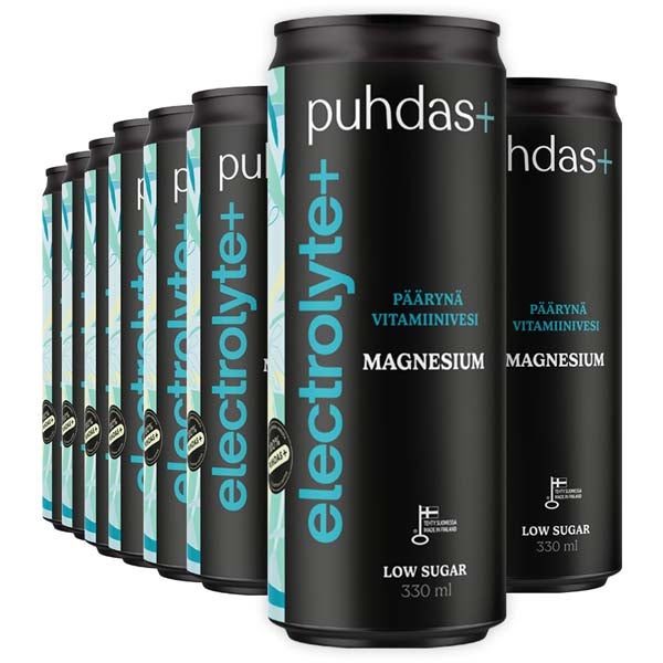 24kpl Puhdas+ Electrolyte+ Päärynä vitamiinivesi 330ml