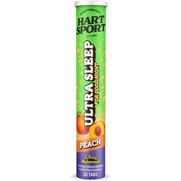 Hart-Sport Ultra Sleep Peach melatoniini-vitamiini poretabletti 20tabl