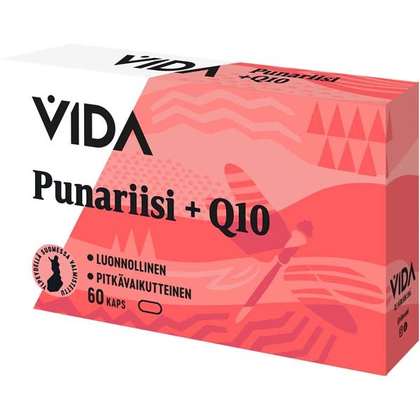 Vida Punariisi + Q10 ravintolisä 60kaps