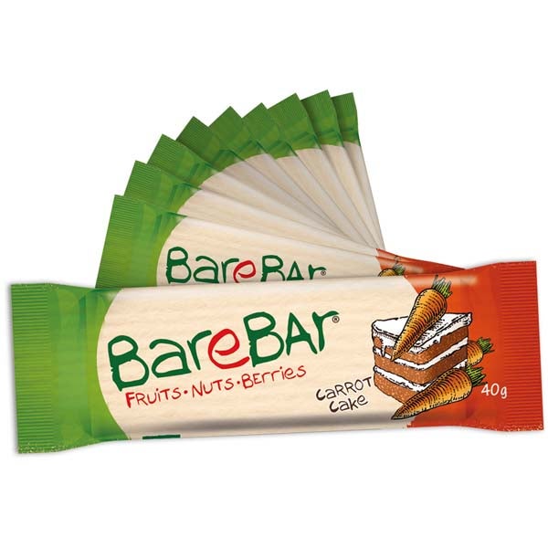 24kpl Leader BareBar Carrot Cake taatelipatukka 40g