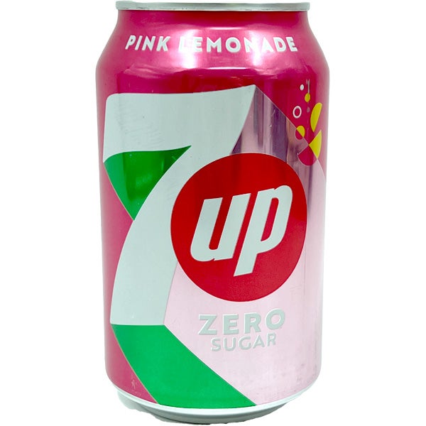 7UP Pink Lemonade Zero virvoitusjuoma 330ml