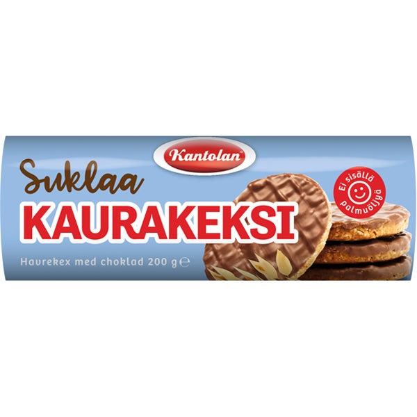 Kantolan Suklaa kaurakeksi 200g