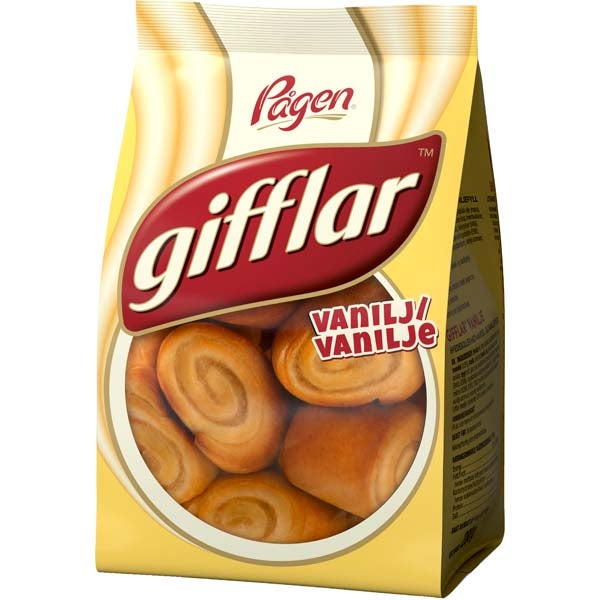 Pågen Gifflar Vanilj pienet vaniljapullat 260g