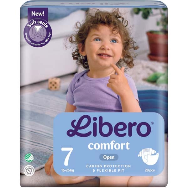 28kpl - Libero Comfort koko 7 (16-26 kg) teippivaippa