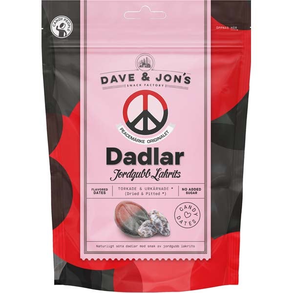 Dave&Jon`s Peacemärke taateli 50g