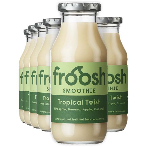 12kpl Froosh Smoothie Tropical Twist hedelmäsmoothie 250ml