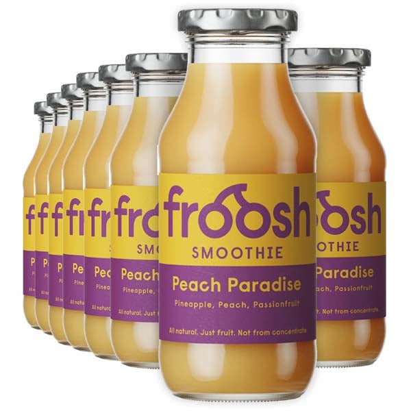 12kpl Froosh Smoothie Peach Paradise hedelmäsmoothie 250ml