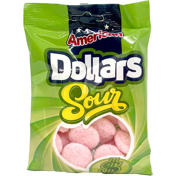 American Dollar Sour kirpeä hedelmämakeinen 80g