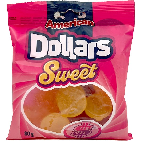 American Dollar Sweet hedelmämakeinen 80g