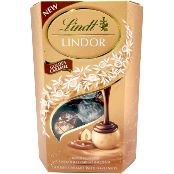 Lindt Lindor Golden Caramel suklaakonvehti 200g