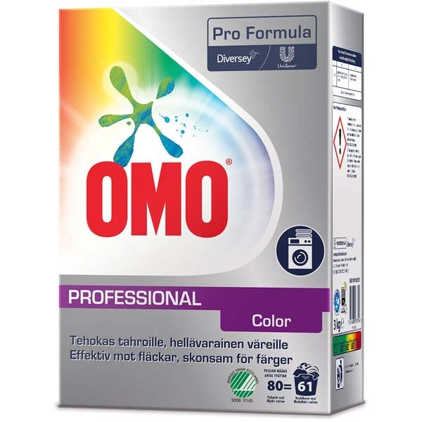 Omo Professional Color pyykinpesujauhe ammattikäyttöön 3kg