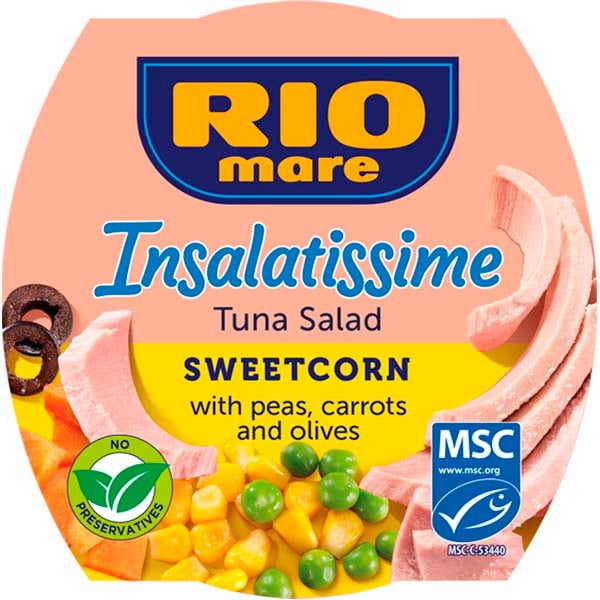 Rio Mare Insalatissime MSC tonnikala valmissalaatti maissilla 160g