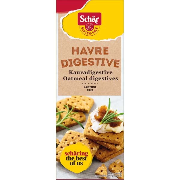 Schär Kaura digestivekeksi gluteeniton 150g