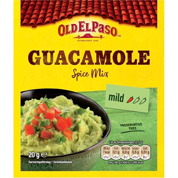 Old El Paso Guacamole maustesekoitus 20g