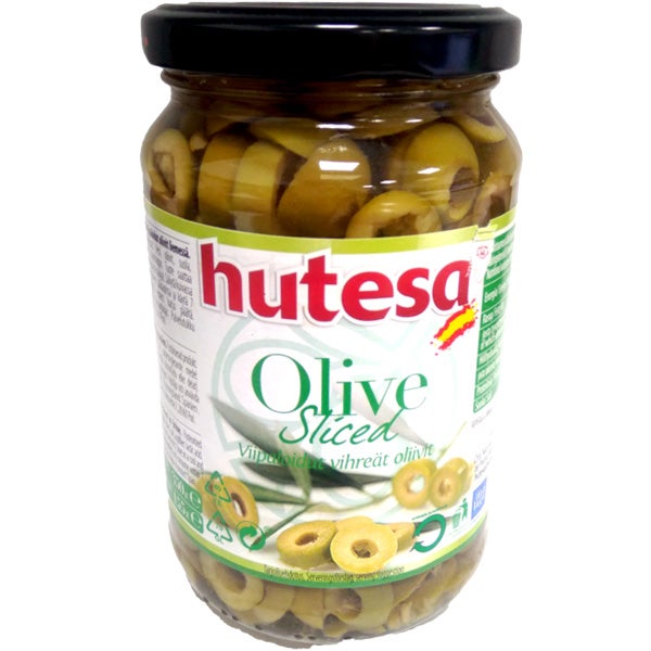 Hutesa Vihreä oliiviviipale 350g/155g