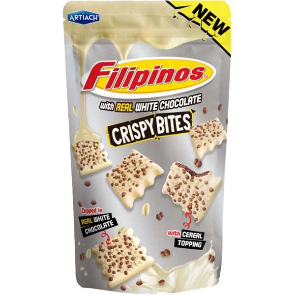 Filipinos Crispy Bites valkosuklaakeksi 100g