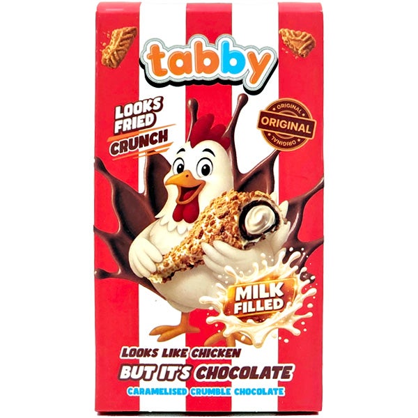 Tabby Fried Chicken Chocolate suklaamakeinen 50g