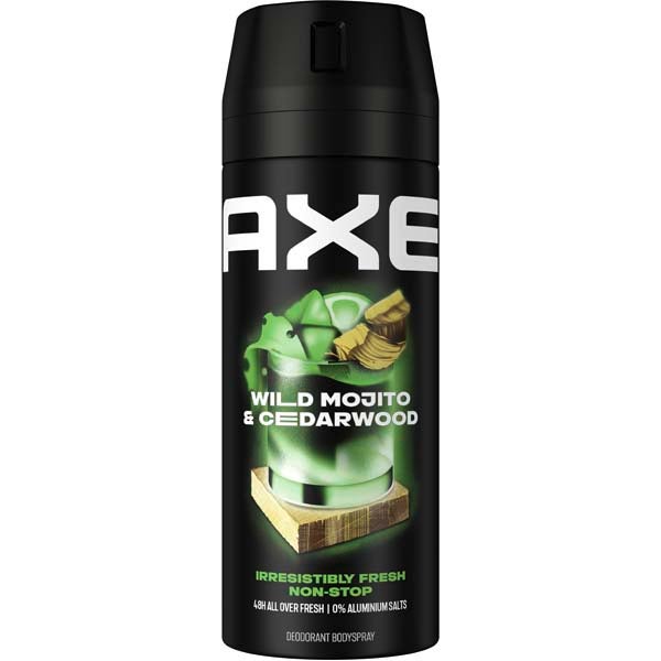 Axe 48h Wild Mojito & Cedarwood deodanttispray 150ml
