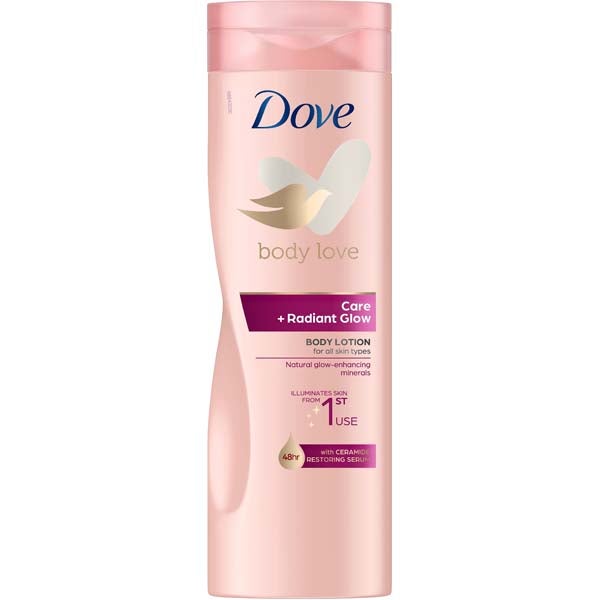 Dove Care + Radiant Glow vartalovoide 400ml