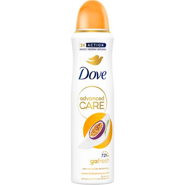 Dove 72h Advanced Care Passion Fruit deodoranttispray 150ml