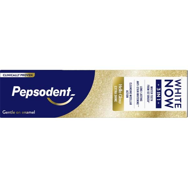 Pepsodent White Now 3in1 Hello Glow hammastahna 75ml