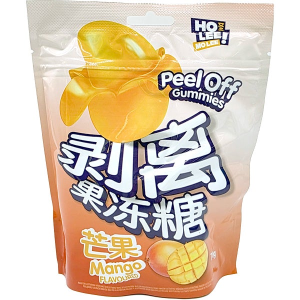 Ho Lee Peel off Gummies Mango kuorittava hedelmäkumimakeinen 70g