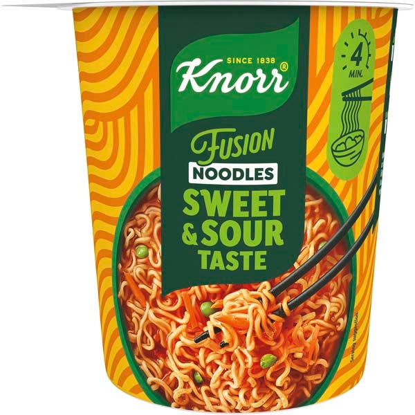 Knorr Fusion Noodles Sweet & Sour Taste nuudeli 82g