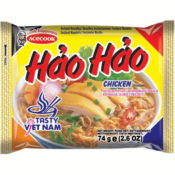 Acecook Haohao Kanan makuinen pikanuudeli 74g