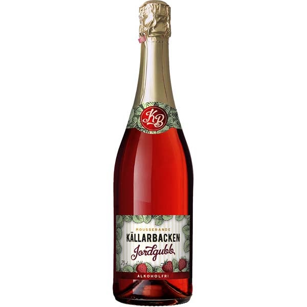 Källarbacken Mansikka alkoholiton kuohujuoma 750ml