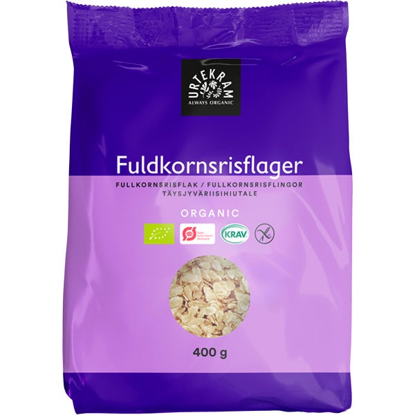 Täysjyväriisihiutale luomu 400g