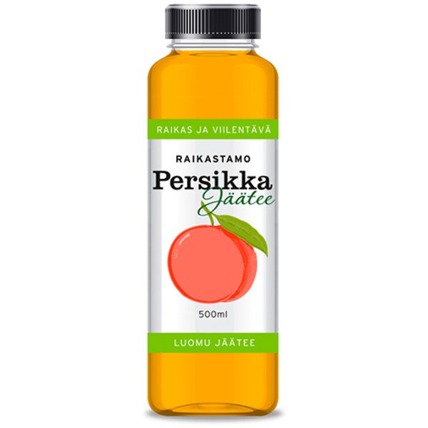 Persikka jäätee luomu 500ml