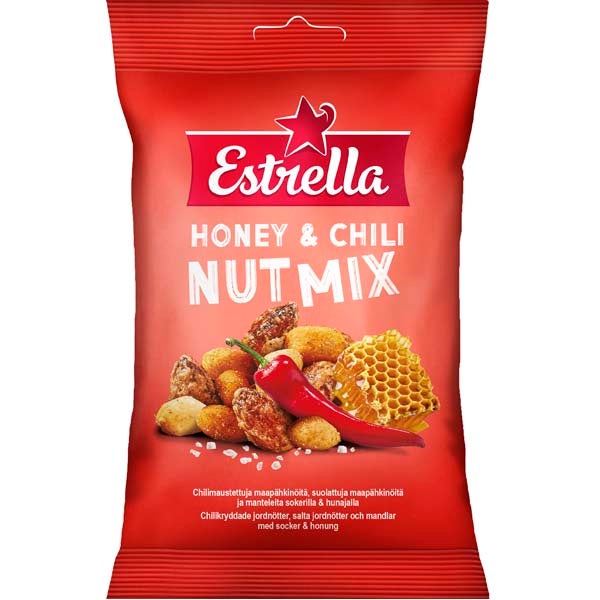 Honey & Chili Nut Mix pähkinäsekoitus 140g