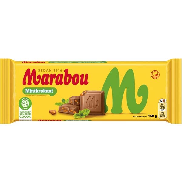 Mintkrokant suklaalevy 160g