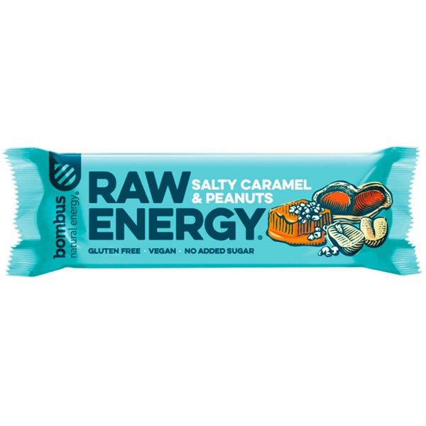 Raw Energy Salty Caramel & Peanuts välipalapatukka 50g