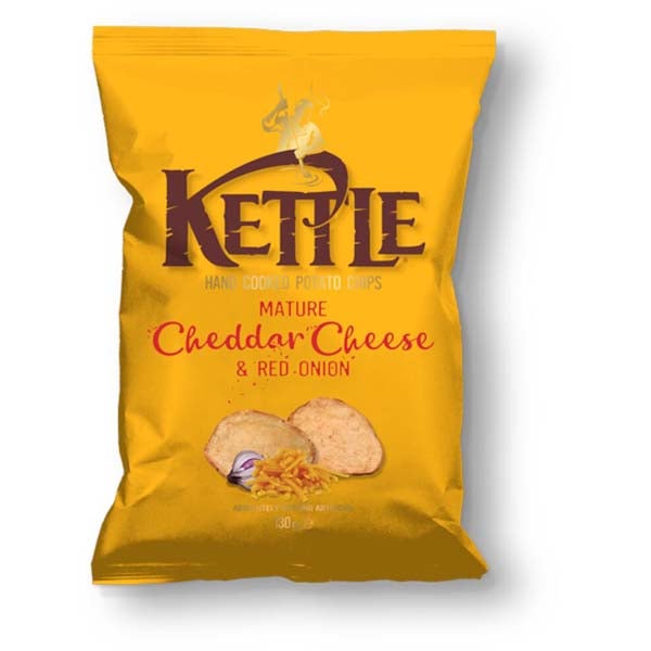 Chips Mature Cheddar & Red Onion perunalastu 130g