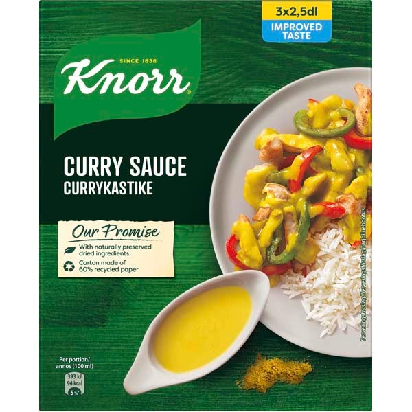 Currykastike kastikeaines 3x24g
