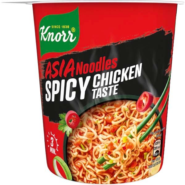 Asia Noodles Spicy Chicken Taste nuudeli 64g