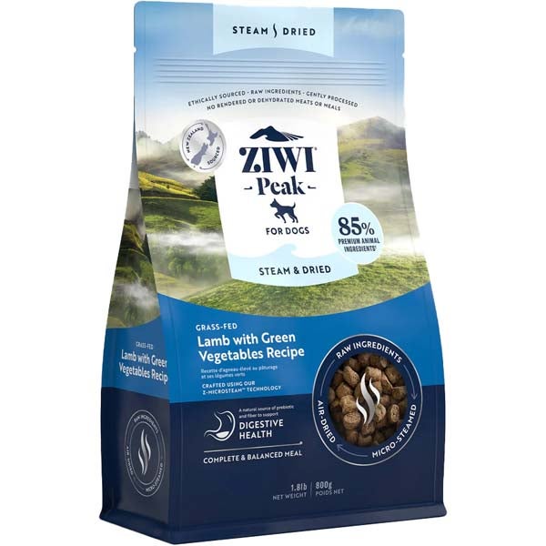 Steam & Dried lammas koiran täysravinto 800g
